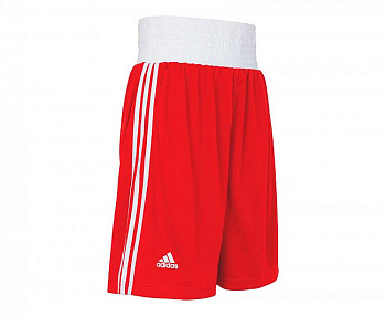 adiBTS02 Шорты боксерские Boxing Short Punch Line красные