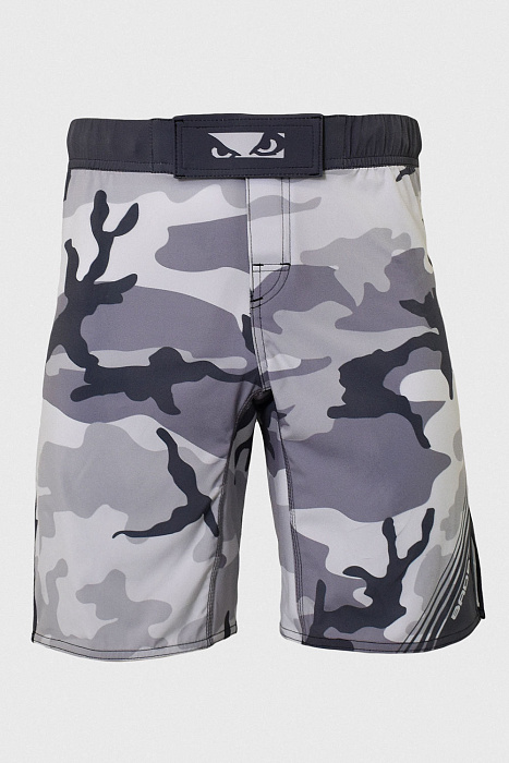 Шорты ММА Bad Boy Soldier серый камуфляж