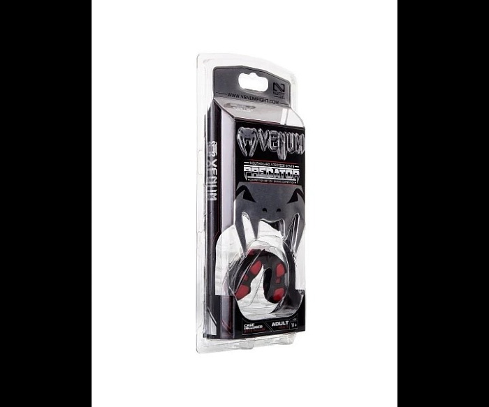 Капа боксерская Venum Predator Black/Red