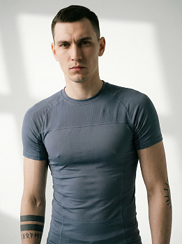 Рашгард Venum G-Fit Air S/S Св. синий