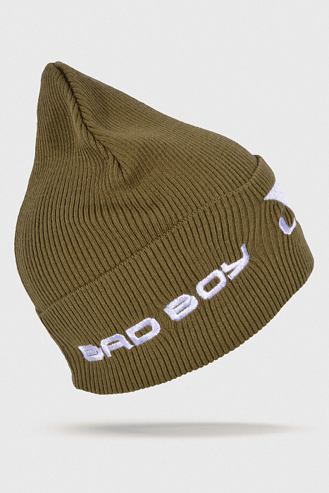 Шапка Bad Boy Logo New white зеленый