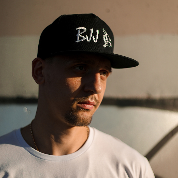 Бейсболка BJJ черная