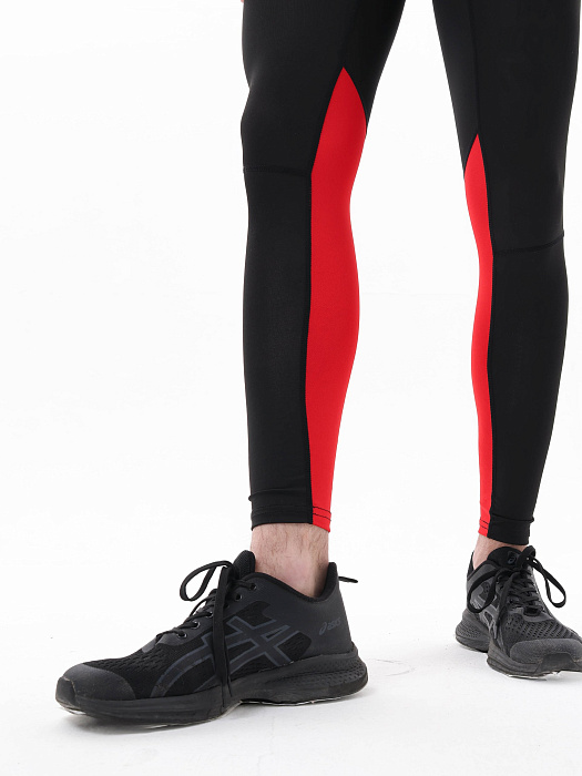 Компрессионные штаны Puncher 2.0 black-red