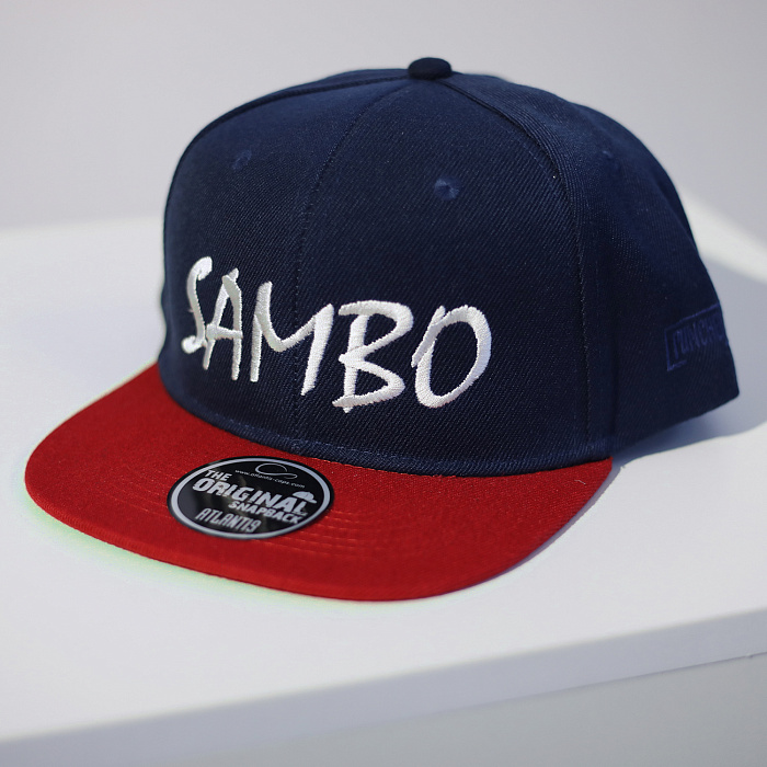 Бейсболка SAMBO сине-красная 