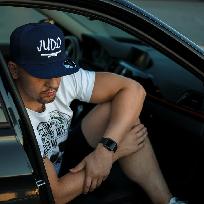 Бейсболка JUDO синяя 