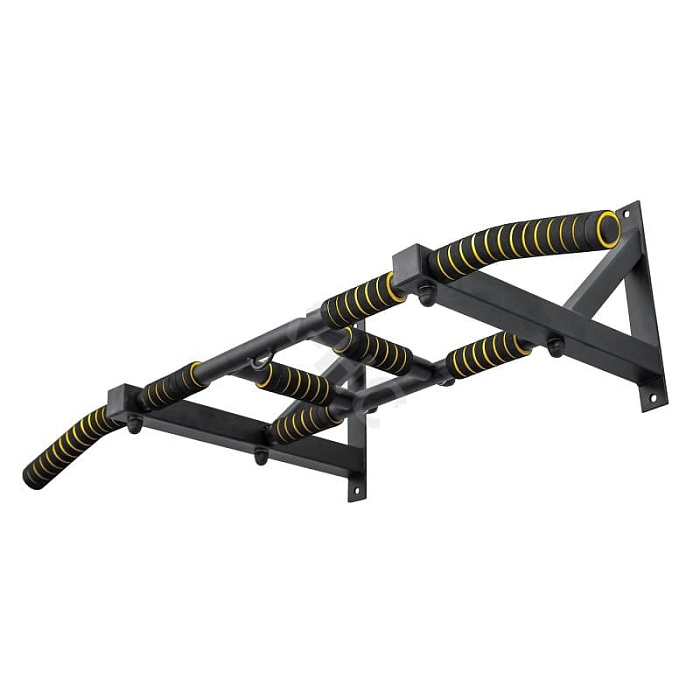 Турник настенный разборный усиленный (черный)