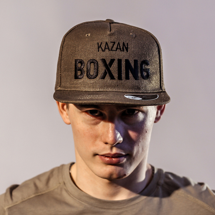 Бейсболка  KAZAN BOXING, 5 клиньев оливковая
