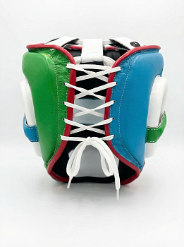 Шлем мексиканский Arcade White Green Blue