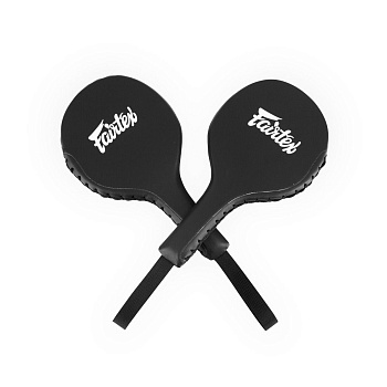 BXP1 Лапы Ракетки Fairtex, Эко-Кожа, Цвет: Черный