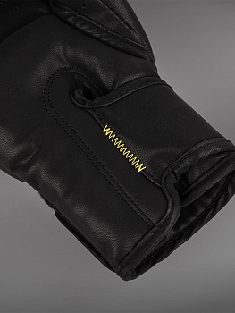 Перчатки боксерские Venum Serpenti Black/Silver/Gold