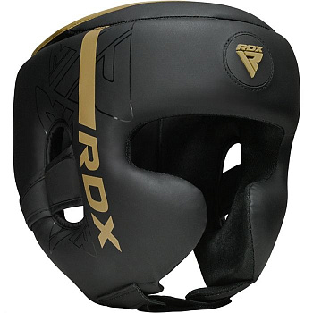 Шлем RDX F6 KARA BLACK GOLDEN MATTE
