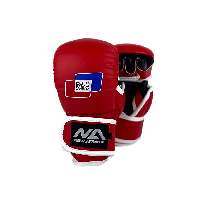 Перчатки NEW ARMOR СОЮЗ ММА RV Красный