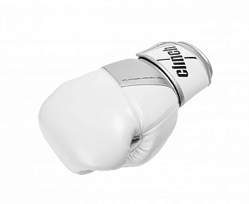 C185 Перчатки боксерские Clinch Pro NF бело-серебристые