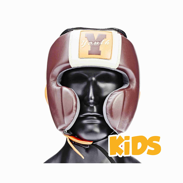 Детский шлем мексиканского стиля Ultimatum Boxing Youth Cherry