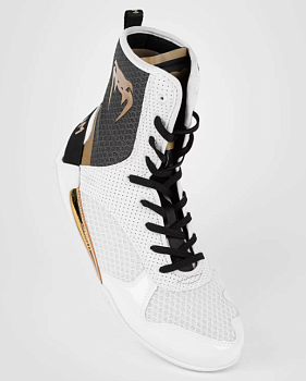 Боксерки Venum Elite White/Black-Gold