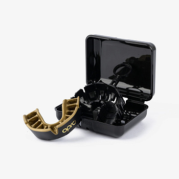 Детская боксерская капа Opro Gold Level Black