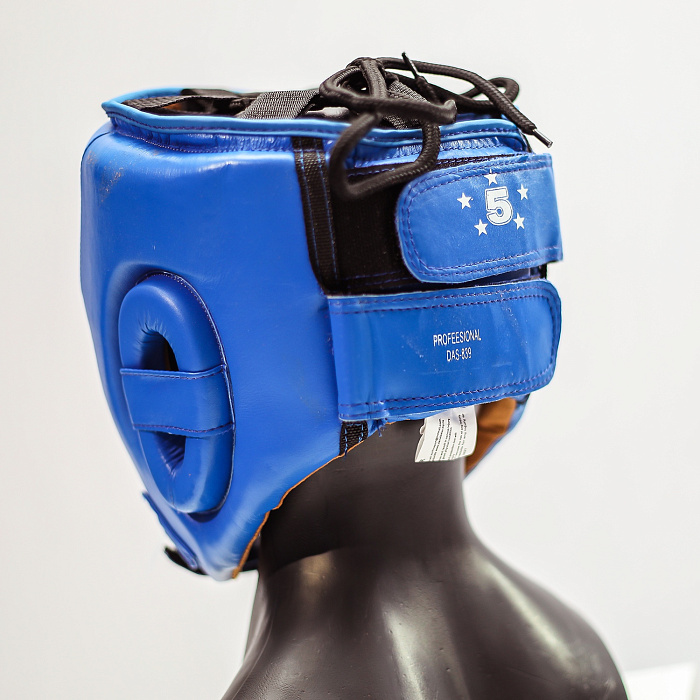 Шлем Professional боевой BH-239 кожа синий M