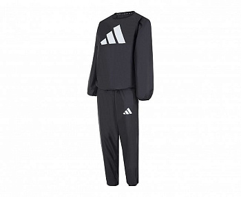 adiSS01 Костюм для сгонки веса Sauna Suit черно-белый