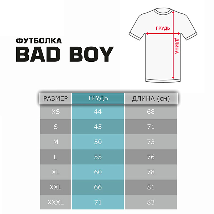 Футболка Bad Boy Scale черный/зеленый