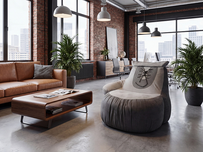 Пуфик в виде боксерской перчатки (под заказ)