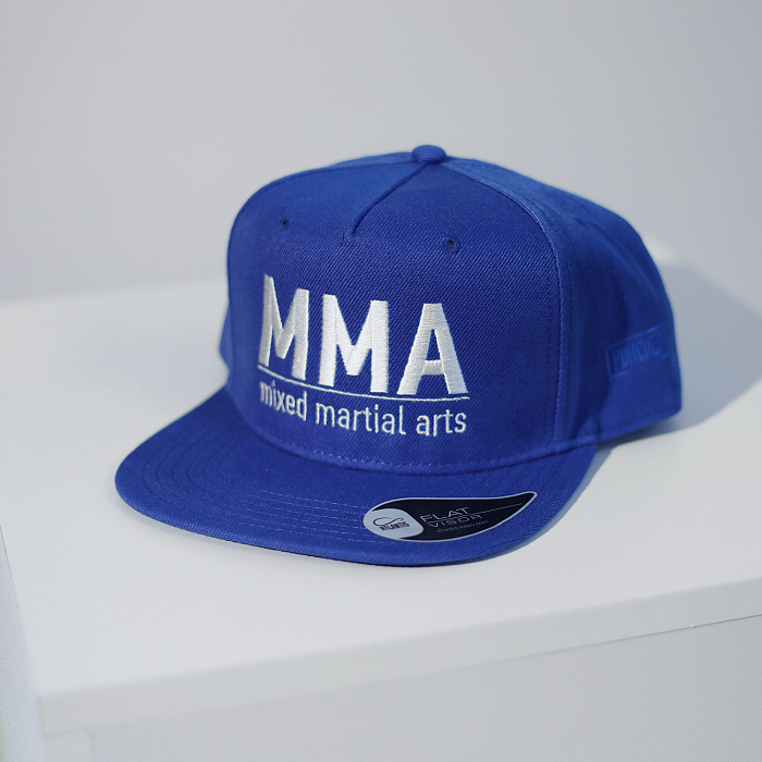 Бейсболка MMA ярко-синяя