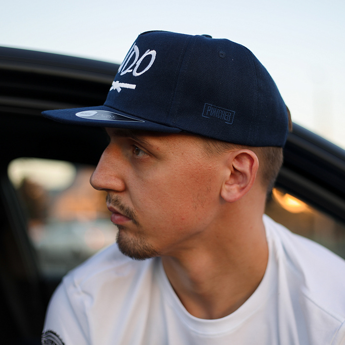 Бейсболка JUDO синяя 