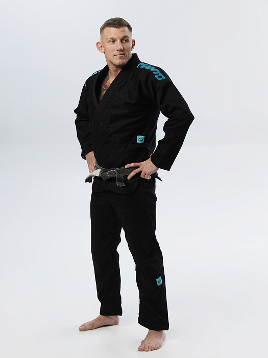 Кимоно MANTO "X5" BJJ GI black - ferozi