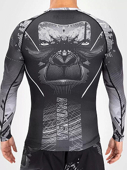 Рашгард Gorilla Jungle Black/White L/S