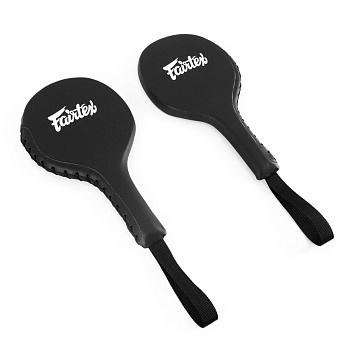 BXP1 Лапы Ракетки Fairtex, Эко-Кожа, Цвет: Черный