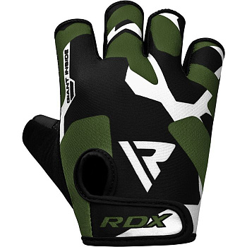 Перчатки RDX Sublimation F6 черн/зел.