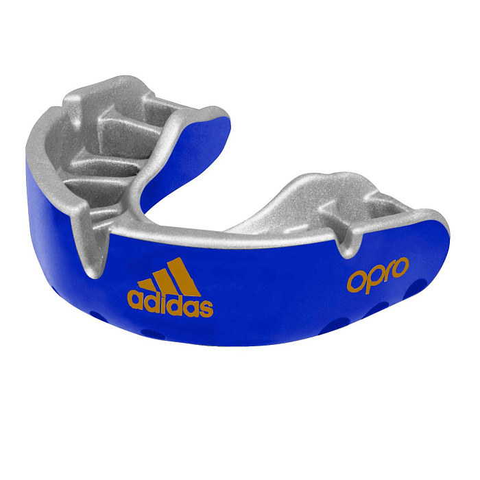 adiBP35 Капа одночелюстная Opro Gold Gen4 Self-Fit Mouthguard синяя (размер Senior)