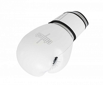 C187 Перчатки боксерские Clinch Fight 3.0 бело-серебристые