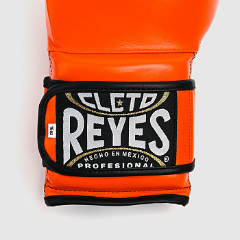 Перчатки боксерские тренировочные на липучках CLETO REYES E600 Orange