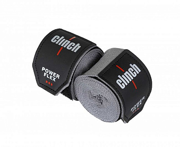 C239 Бинты боксерские Clinch Boxing Hand Wrap Power Flex серые