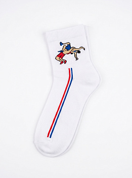 ISS0201 IMERA WRESTLING5 носки муж. белый