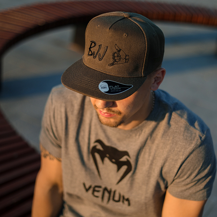 Бейсболка BJJ оливковая  