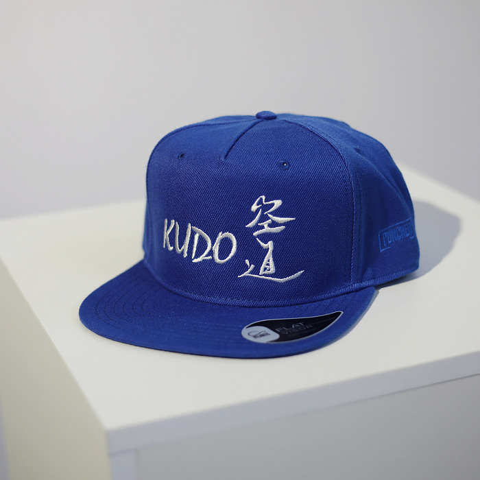 Бейсболка KUDO ярко-синяя