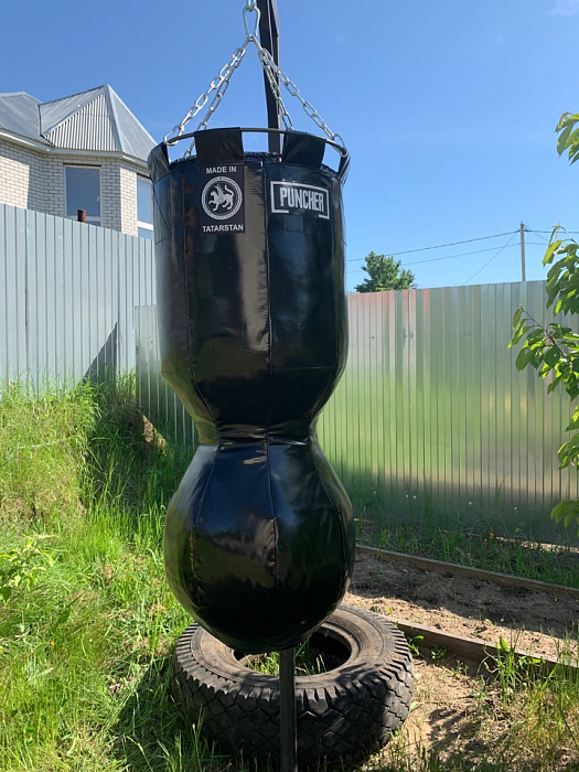 Мешок боксёрский Силуэт приталенный 110х45х30 см (тент)