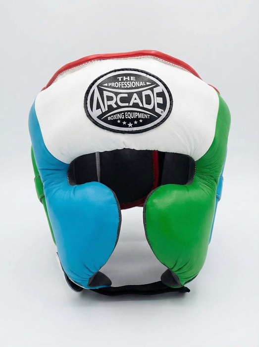 Шлем мексиканский Arcade White Green Blue