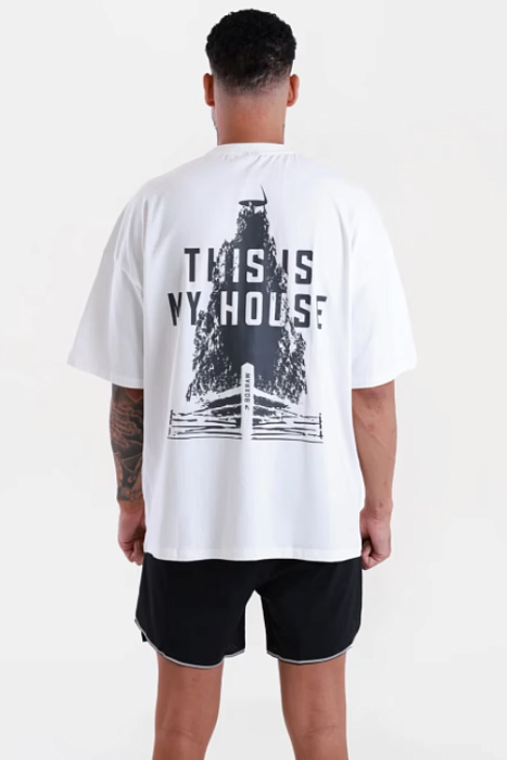 Футболка This Is My House Белая