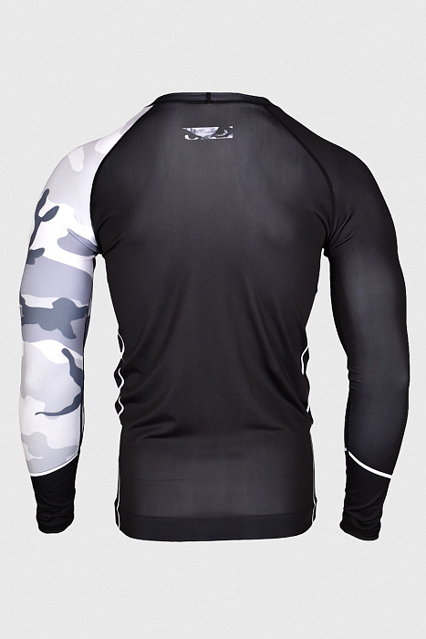Рашгард Bad Boy Soldier черный/серый камуфляж