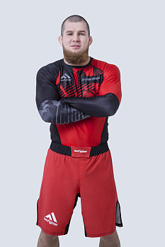 Рашгард тренировочный iamfighter mma Red/Black