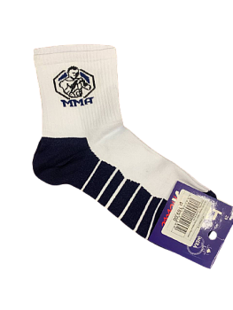 ISL0160 Имера "MMA" Спортивные Мужские носки бел. т. синий