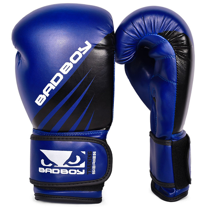 Перчатки для бокса Bad Boy Training Series Impact Boxing Gloves - Blue/Black