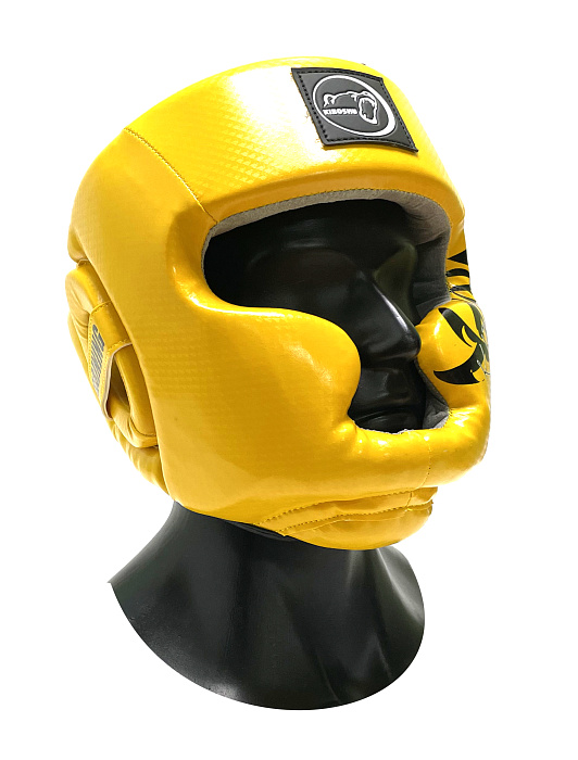 31-12YL Kiboshu Шлем Training-Желтый-Кожа-Зам
