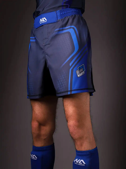Шорты NEW ARMOR СОЮЗ ММА синий