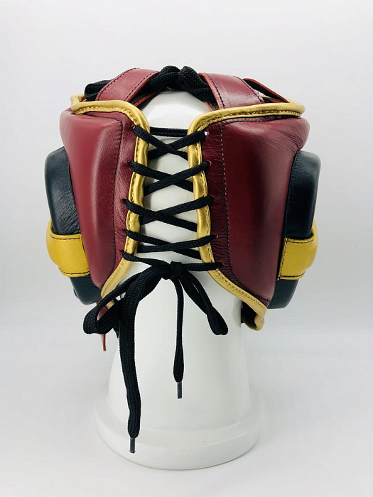 Шлем Leaders бамперный Maroon Gold