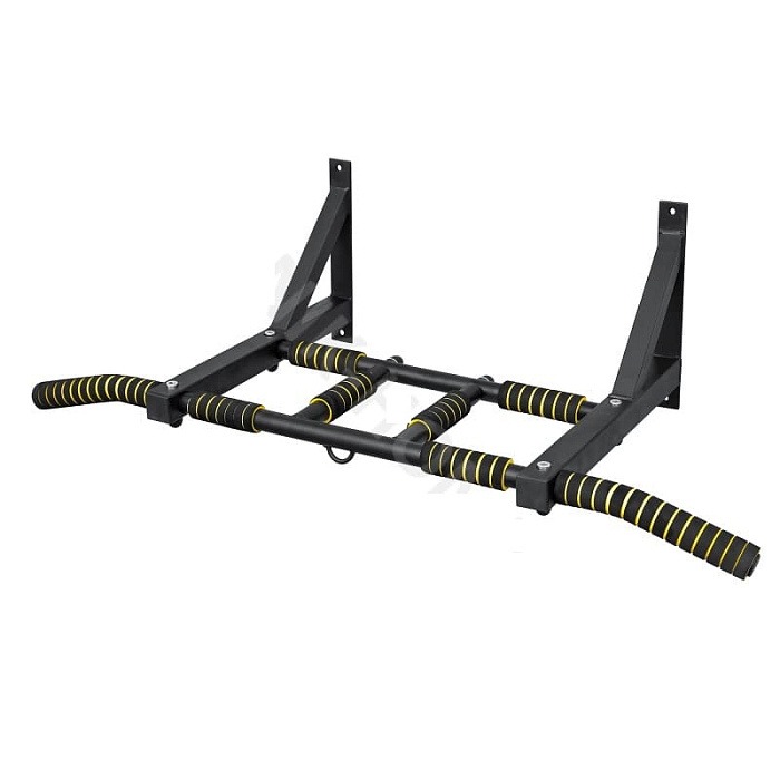 Турник настенный разборный усиленный (черный)