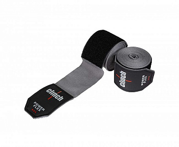 C239 Бинты боксерские Clinch Boxing Hand Wrap Power Flex серые
