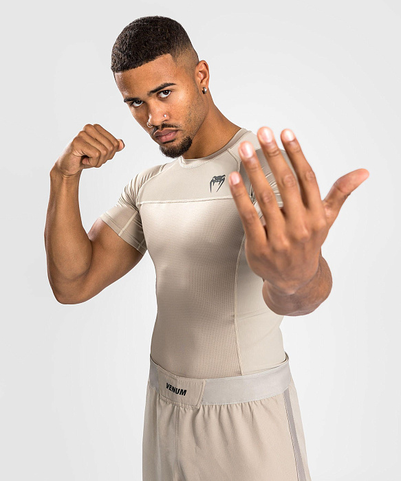Рашгард Venum G-Fit Air S/S Песочный